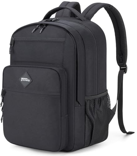 Tzowla Sac à dos d'école pour adolescents garçons et garçons, sac à dos léger pour ordinateur portable de 15,6 pouces pour adolescents de 14 à 18 ans, sacs à dos légers pour étudiants