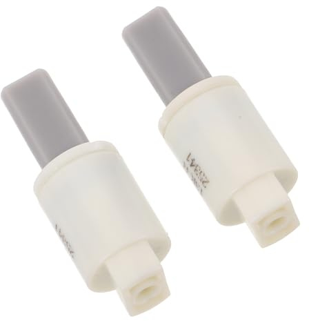 NUOBESTY Lot de 2 Amortisseurs Rotatifs de Siège de Toilette à Fermeture Douce 24mm, Tampons Antibruit en Plastique Résistant pour Abattant Wc, Accessoires D'installation Silencieux