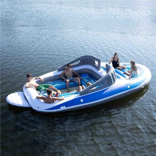 Inflatable Boat PVC Dinghy – 1-6 Person Raft for Fishing, Drifting & Outdoor Water Sports, Ideal for Marine Activities and Adventures