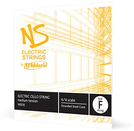 D'Addario NS elektrisk 4/4 skala medium spänning enkel en sträng för cello Cello Low F String