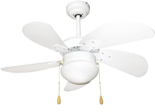 VENTILATORE SOFFITTO 5PALE 76CM LUCE