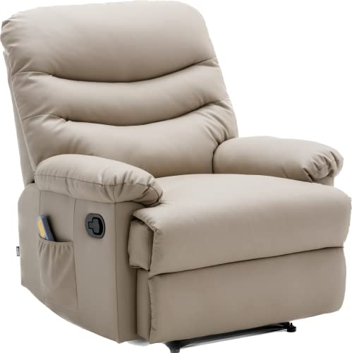 Astan Hogar Sillón Relax con Reclinación Manual, Masaje Y Termoterapia, Modelo Roma AH-AR30200AR