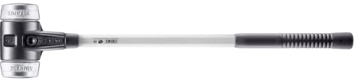 SIMPLEX-Vorschlaghammer, Weichmetall; mit verstärktem Tempergussgehäuse und Fiberglasstiel | D=80 mm | 3709.081