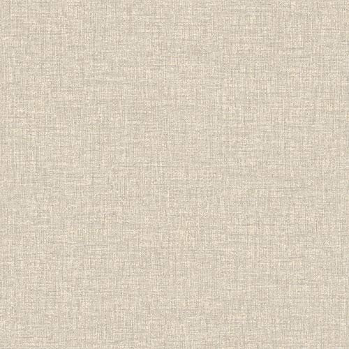 Arthouse 901704 Papier peint naturel à texture lin pour espaces de vie et murs décoratifs, rouleau de 53 cm x 10,05 m