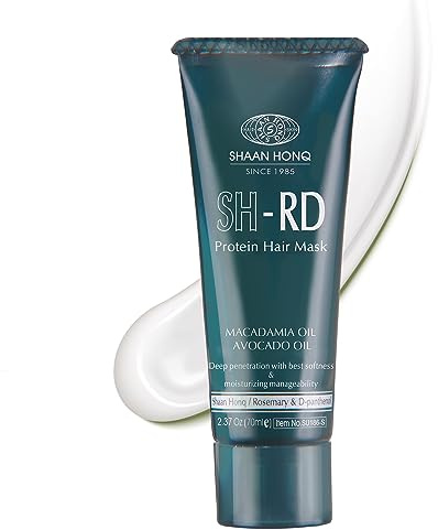 SH-RD Protein Haarmaske | Intensive Feuchtigkeitsmaske mit Arganöl, Sheabutter, Maroccainöl| Tiefenwirksame Haarkur für trockenes/geschädigtes Haar | Haarpflege Treatment zur Feuchtigkeit - 70ml