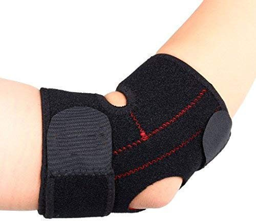 Bendaggio per gomito, in neoprene, per il gomito del tennista, per fitness, gomiti, per il gomito del tennista, per il fitness, per gomiti, per il gomito del tennista, con stabilizzatori a doppia