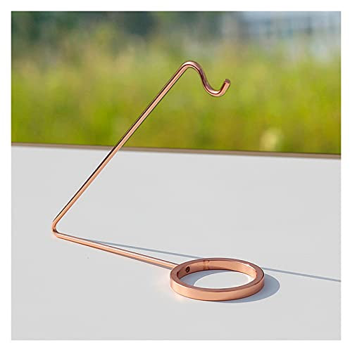 luckxuan Brillenständer Metallspektakel Brillenhalter Stand Simple Brillenanzeige Halterungständer Dekorativ für Zuhause und Büro Brillenhalter (Color : Gold)
