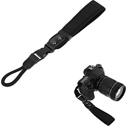 Dragonne en néoprène pour appareil photo Nikon D7500 D7200 D7100 D780 D850 D750 D5500 D5600 D610 D600, Noir , taille unique