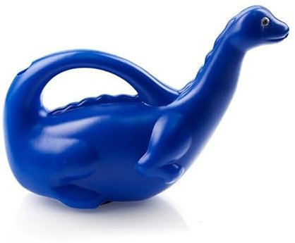 Gießkanne Dinosaurier 1,4L Bewässerung Blumensprühgerät Gartenarbeit Kinder (Blau)