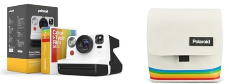 Polaroid Everything Box Now Gen 2 Camara Instantánea, Blanco y Negro, Cámara y película & Bolsa para cámara Box, Blanco
