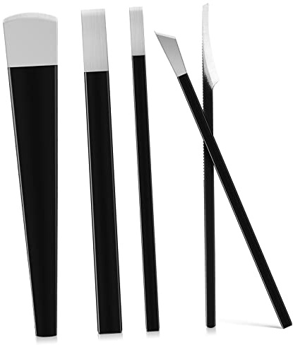 Didiseaon 5piezas Profesional De Herramientas Pedicura Acero Inoxidable Para Cuidado De Pies Con Removedor Callos Piel Muerta Raspadores y Bolsa De Almacenamiento