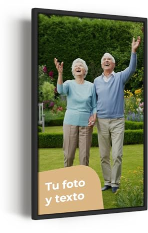 Cimpress Cuadro en Lienzo Personalizado con Foto, Texto o Logotipo, 60 × 40 cm, Vertical, Decoración de Pared para Hogar u Oficina, Regalo Fotográfico Personalizado para Familia y Amigos