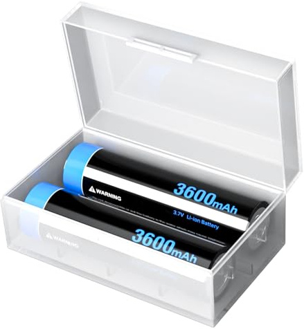 3600mAh Hohe Kapazität NI-MH Akku 3,7V Neuer 0-Zyklus Batterien für LED Stirnlampe Taschenlampe Scheinwerfer-2 Stück