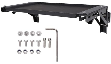Jeffergarden Tabla de Trabajo Plegable Banco de Trabajo Portátil Portátil con Bandeja de Herramientas Compatible con el Marco de Aleación de Aluminio del de Paquete para la Estación de