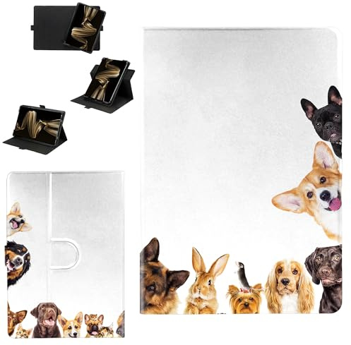 Custodia Compatibile per Redmi Pad 2 4G 11-pollici Tablet Cover Custodia Case [Funzione di rotazione a 360 gradi][Protezione rinforzata dei bordi contro le cadute] GGQ