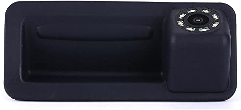 HD Auto 8 LED IP68 1280 pixels 170° Poignée de coffre arrière Aide au stationnement Caméra de recul Système de rechange pour Ford Mondeo/Fiesta/S-Max/Focus 2C 3C/Range Rover/Freelander2