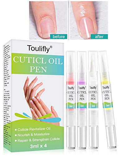 Nagelhärter, Nagelpflege stift, Nagelhautpflege-Öl, Nagelaufbauserum Schutz & Stärkung Nagelhaut gegen brüchige, dünne, weiche Nägel(4pc)