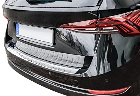 Recambo | Protector de Parachoques trasero | Compatible con Skoda Octavia 4 Kombi | a partir de 2020 | Acero Inoxidable Cromado | Protección borde de carga