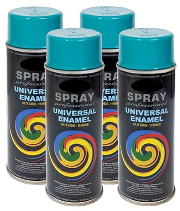 VE-INDUSTRIES 4x LACKSPRAYS CC nach RAL 400ml RAL 5021 Wasserblau