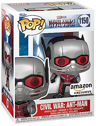 Funko Pop! Marvel: Civil War Build A Scene - Ant-Man 8th - Captain America - Amazon Exclusive - Collectable Vinyl Figure - Gift Idea - Official Merchandise - Toys for Kids & Adults - Movies Fans