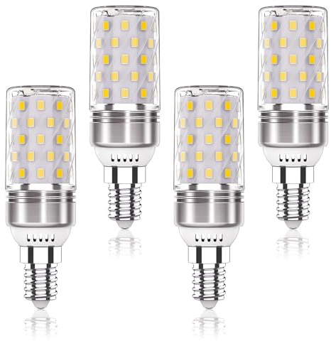 Aegislogic Non Dimmbar E14 LED kaltweiß 6000K, E14 Leuchtmittel 5W 500lm glühbirne,Ersatz für 40W 25W E14 Halogenlampen 4er Pack
