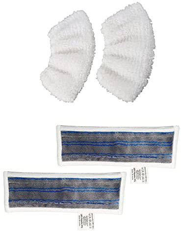 2 pièces lingettes de rechange couvercle de lingette chiffon de nettoyage adapté for Karcher for Easyfix SC1 SC2 SC3 SC4 SC5 pièces de nettoyeur à vapeur Louable
