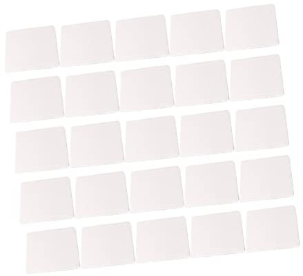 BESTonZON Tortenunterlagen Karton Pads 25 Stück Quadratisch 10,2cm Weiß Stabile Papier Tortenkarton Unterlagen für Kuchen Cupcakes Mousse für Hochzeiten Partys Bäckereien Geburtstage