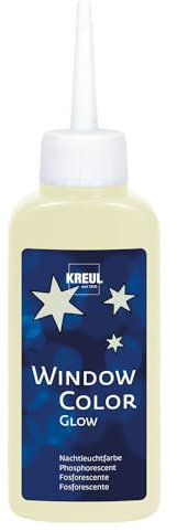 CREATIV DISCOUNT Window-Color, 80ml, Nachtleucht-Gelb