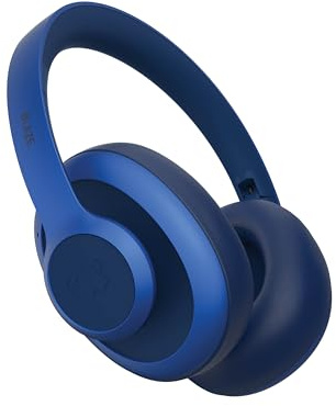 Fresh 'n Rebel Clam Blaze Bluetooth Kopfhörer Over Ear mit 80 Stunden Spielzeit, Perfect Calling, Wind-Noise Cancelling, Kabellos, Schnelladung, Tastensteuerung, Ambient-Sound-Modus (Blau)