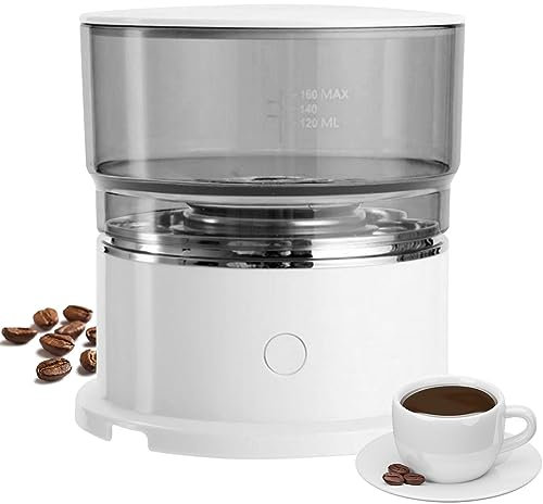 Meindin Tragbare Kaffeemaschine, Reise-Espressomaschine, Einzeltassen-Kaffee-Perkolator, Einzeltassen-Kaffee-Perkolator für Reisen, Fahren, Camping, Büros