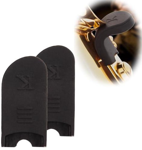 LJFEA Saxophon Daumenstütze, 2pcs Gummi Saxophon Daumenstütze Daumen Hülse Kissen Pad für Sopran, Alt und Tenor