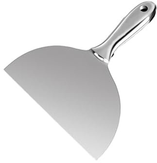 Metal Joint Knife Stainless Steel Scraper Comfortable Grip for Home Renovation Advertisement Wallpaper Removal Versatile for Home Projects and