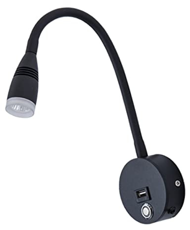jojofuny Lampe De Lecture à Intensité Avec Tactile Et Port Usb Applique De Chevet Design Pour Chambre à Coucher