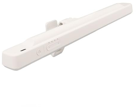 Luce per Monitor, Barra Luminosa per Monitor, Barra per Lampada per Schermo Computer, Batteria 12H, 5 Livelli di luminosità, Regolabile a 180°, per Studio degli Studenti