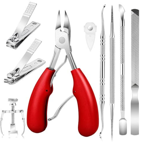 Acconciatura dei piedi per anziani, unghie dei piedi pinze | Taglia le punte in acciaio inossidabile della punta inossidabile | Donne uomini anziani inchioda gli strumenti del trimmer portatile per ma