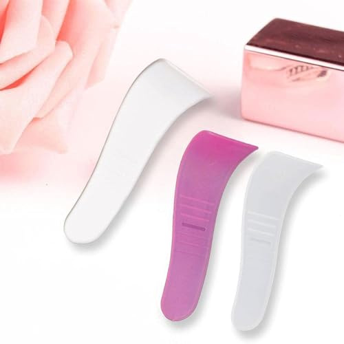 5 x tragbare Haarwachs-Reinigungsspatel, zufällige Farbe, Haarwachs-Entfernung, Beauty-Werkzeuge, Antihaftwachs-Spatel, Haarentfernungsapplikator, wiederverwendbarer Schaber, Hartwachsstäbchen