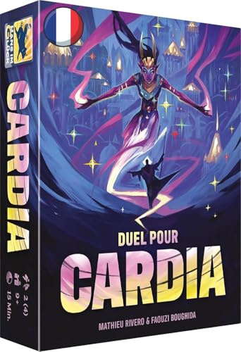 Asmodee - Duel pour Cardia - Jeu de Duel Tactique - Jeu de Cartes Compact | Jeu de Société stratégie réflexion pour 2 Joueurs - dès 10 Ans - 20 Min -Hans im Gluck - Version Française