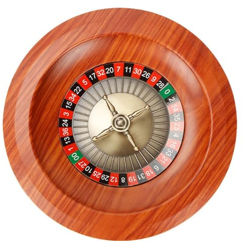GJGSW Set Roulette Professionale da Casino, Layout Doppio Zero, Gioco da Tavolo Premium, Adatto per Feste, Famiglie, Club e Intrattenimento Serate Casino