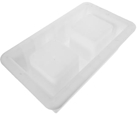 Kisangel Molde de Hormigón para Ladrillos Huecos Doble Cavidad 40x20x12 Cm, Molde de Cemento de Plástico Reforzado para Construcción, Moldeadora Reutilizable para Exteriores y Jardinería