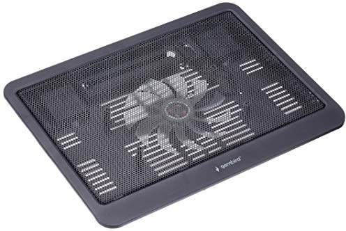 Gembird NBS-1F15-03 Notebook-Kühlpad 38,1 cm (15 Zoll) 1000 RPM Schwarz - Notebook-Kühlpads (38,1 cm (15 Zoll), 1 Stück(e), 12,5 cm, 1000 RPM, 20 cfm, 0,55 m)