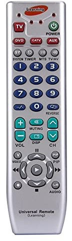 Telecomando universale programmabile clone 4 telecomandi con apprendimento learning per Tv Decoder Dvb-T2 Sat Dvd