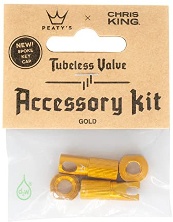 Ventilkappen Tubeless Peaty's MK2 Chris King Gold