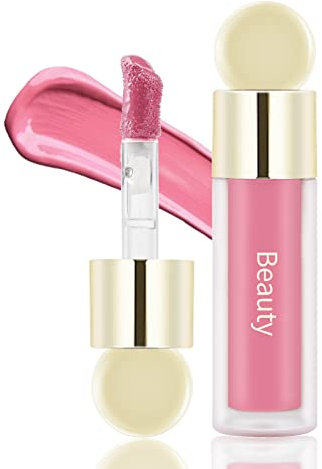 Boobeen Blush Liquido Vellutato - Crema Matte per Guance, Gel Morbido, Leggero e Sfumabile, Colore Naturale a Lunga Durata