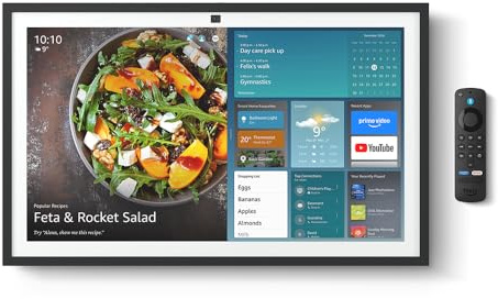 Certified Refurbished Introducing Amazon Echo Show 21 | A stunning 21 smart display with built-in Fire TV, powerful vibrant sound, immersive HD streaming, and Alexa