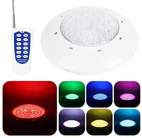 Unterwasserbeleuchtung, 45 W, 460 LEDs, Unterwasserlicht, Farbige Cing-Schwimmbad-Wandleuchte mit Rte-Steuerung