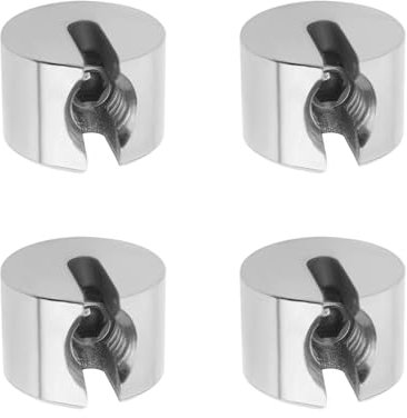 SG Store 4pcs M4x2mm Wire Rope Fixing Clip Stainless Steel Stop Clamp Wire Rope Clamp Non Slip Wire Rope Cable Clamps Clamp Stopper for Tension The Rope