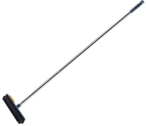 PLAFOPE 108 cm Teleskop-bodenschrubberbürste Doppelt Verwendbar Teppichbesen Für Badezimmer-hartböden