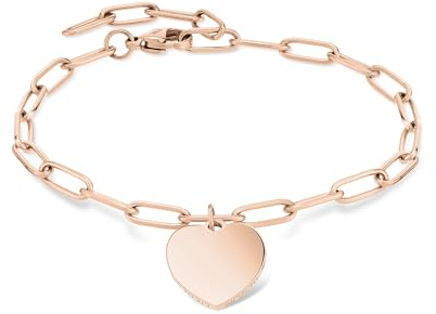 LIEBESKIND BERLIN Schmuck für Damen – Edelstahl Kette, Armband und Ohrringe mit liebevollem Herzanhänger – In verschiedenen Farben und Ausführungen – Romantische Geschenkidee