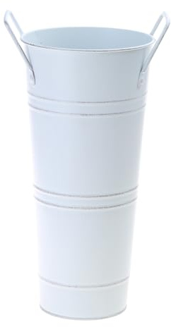 YUPEIUKLI Secchio portaoggetti per ombrelli Supporto per portaombrelli in Metallo Vaso Decorativo Portavasi per Fiori per la casa Soggiorno Decorazioni per Ufficio