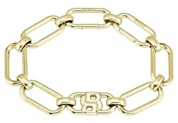 BOSS Jewelry Women's DOUBLE B SWING Collection Chain Bracelet, Chain Bracelet or Dangle & Drop Earrings in Stainless Steel Yellow Gold
